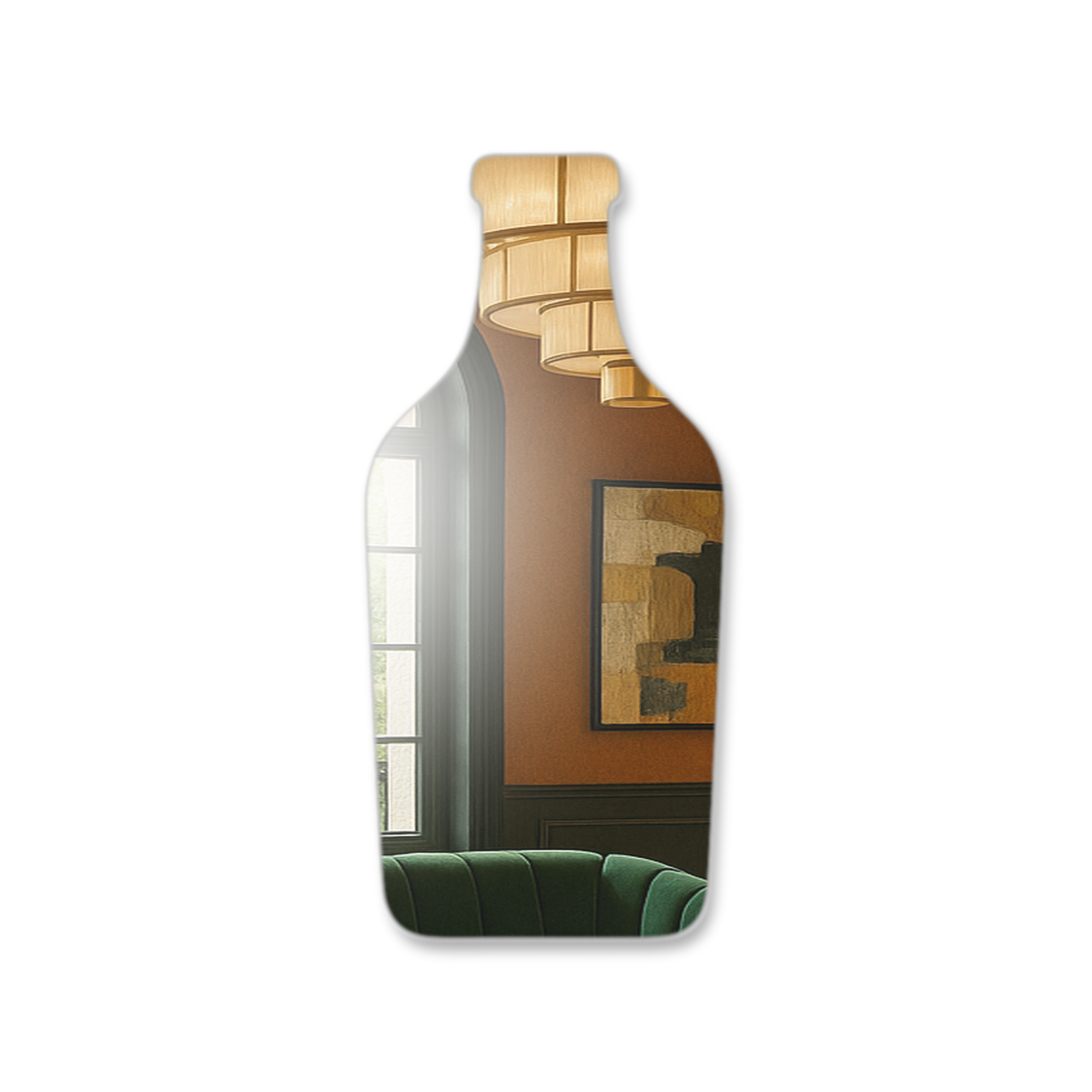 Miroir Bouteille profilée