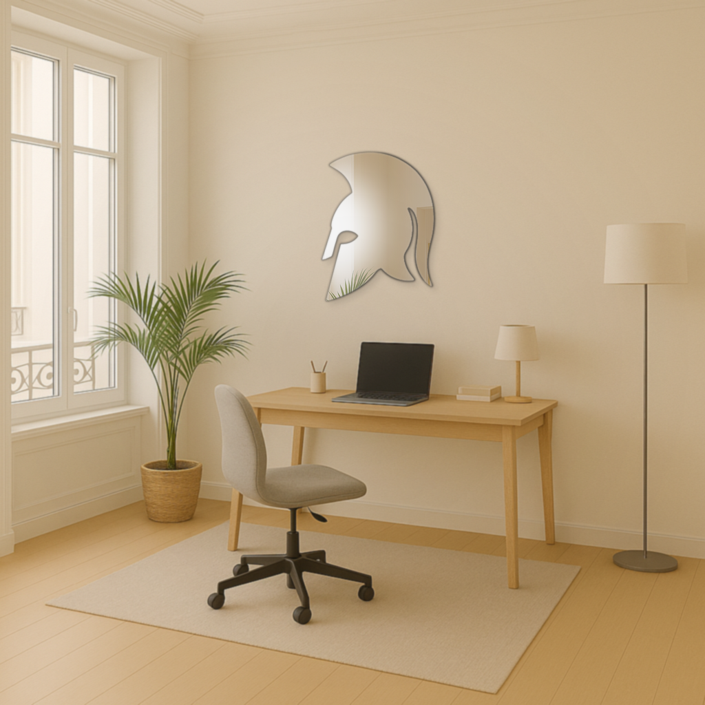 Miroir Casque d'Athéna