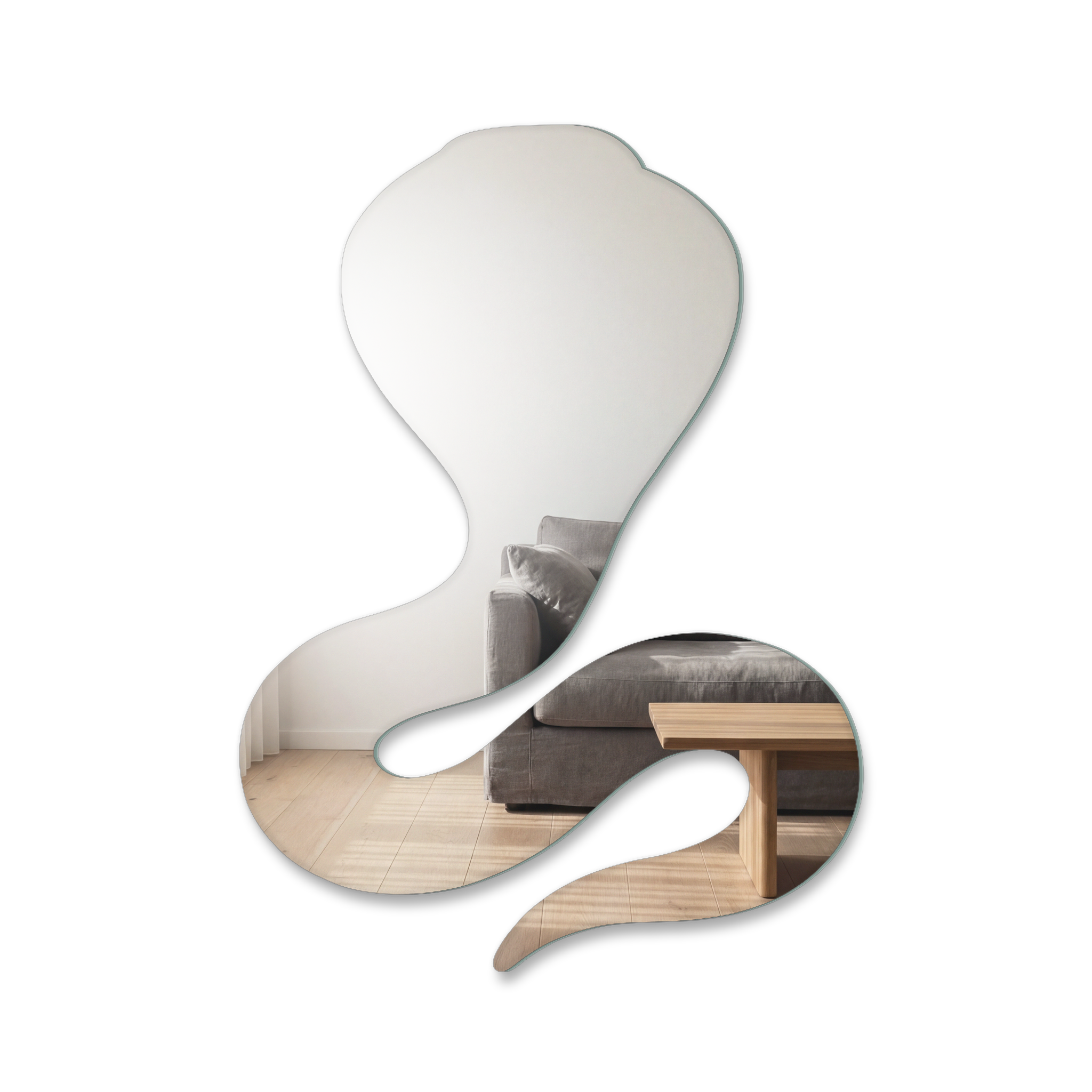 Miroir Cobra stylisé