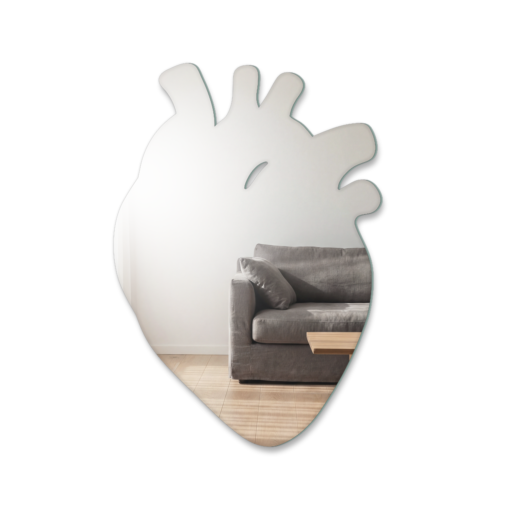 Miroir Cœur organique