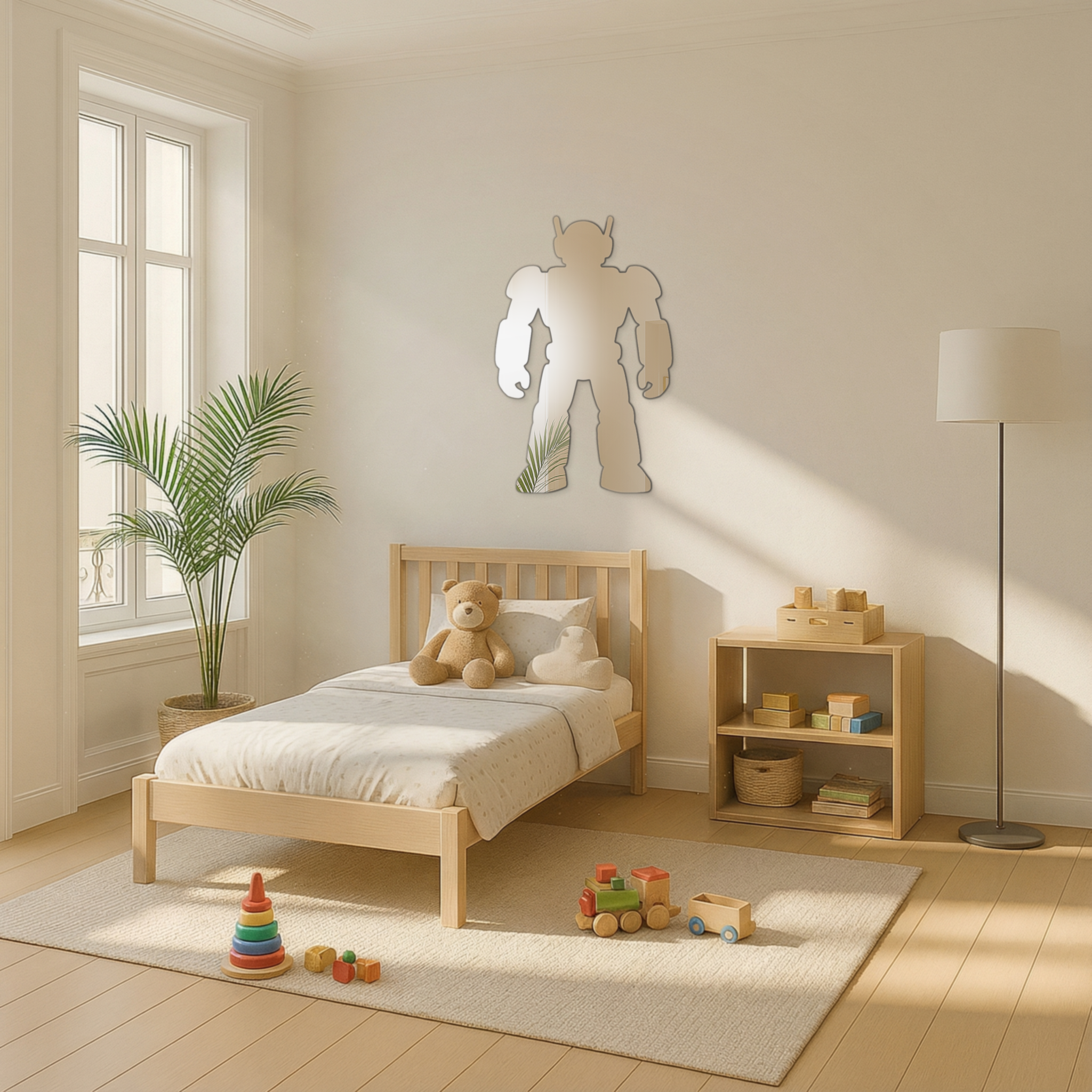 Miroir Robot humanoïde