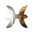 Miroir Symbole Poissons astrologie