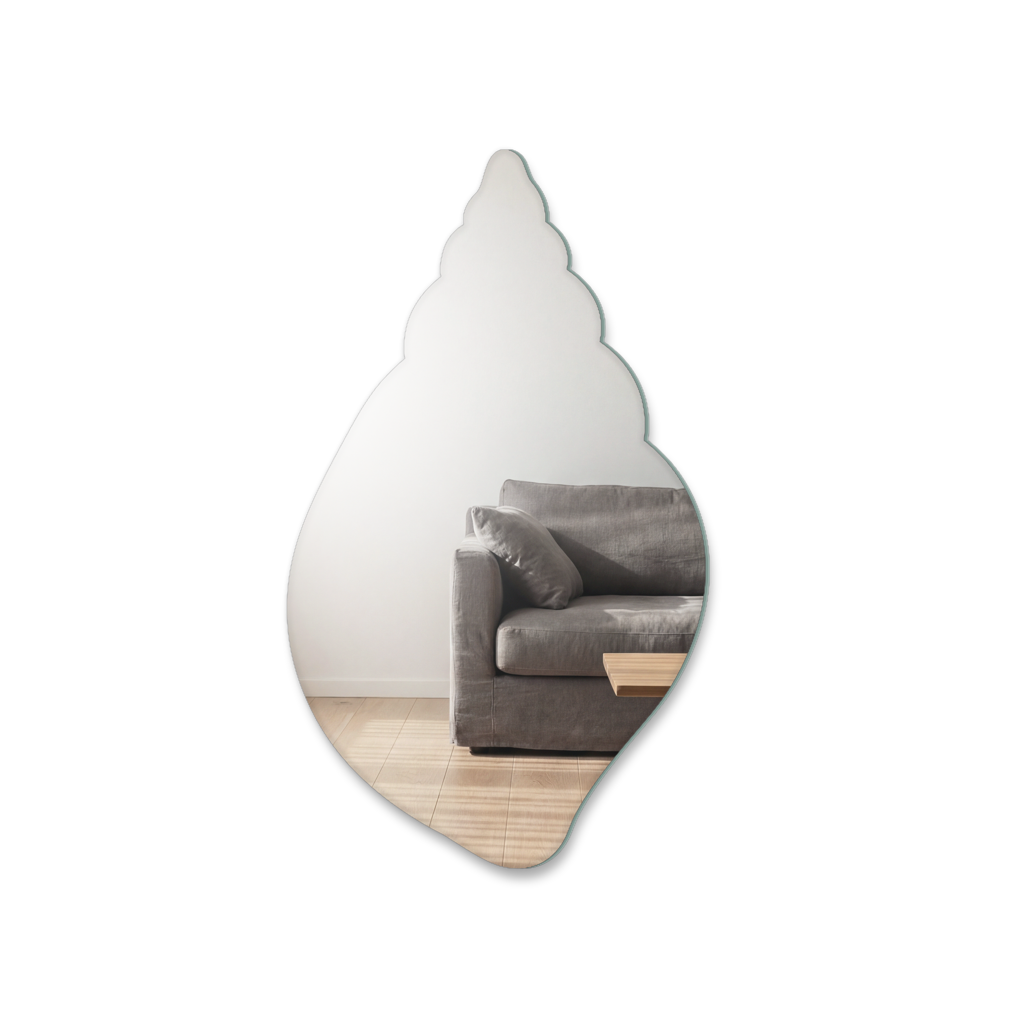 Miroir Coquillage conique