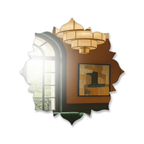 Miroir Forme de mandala