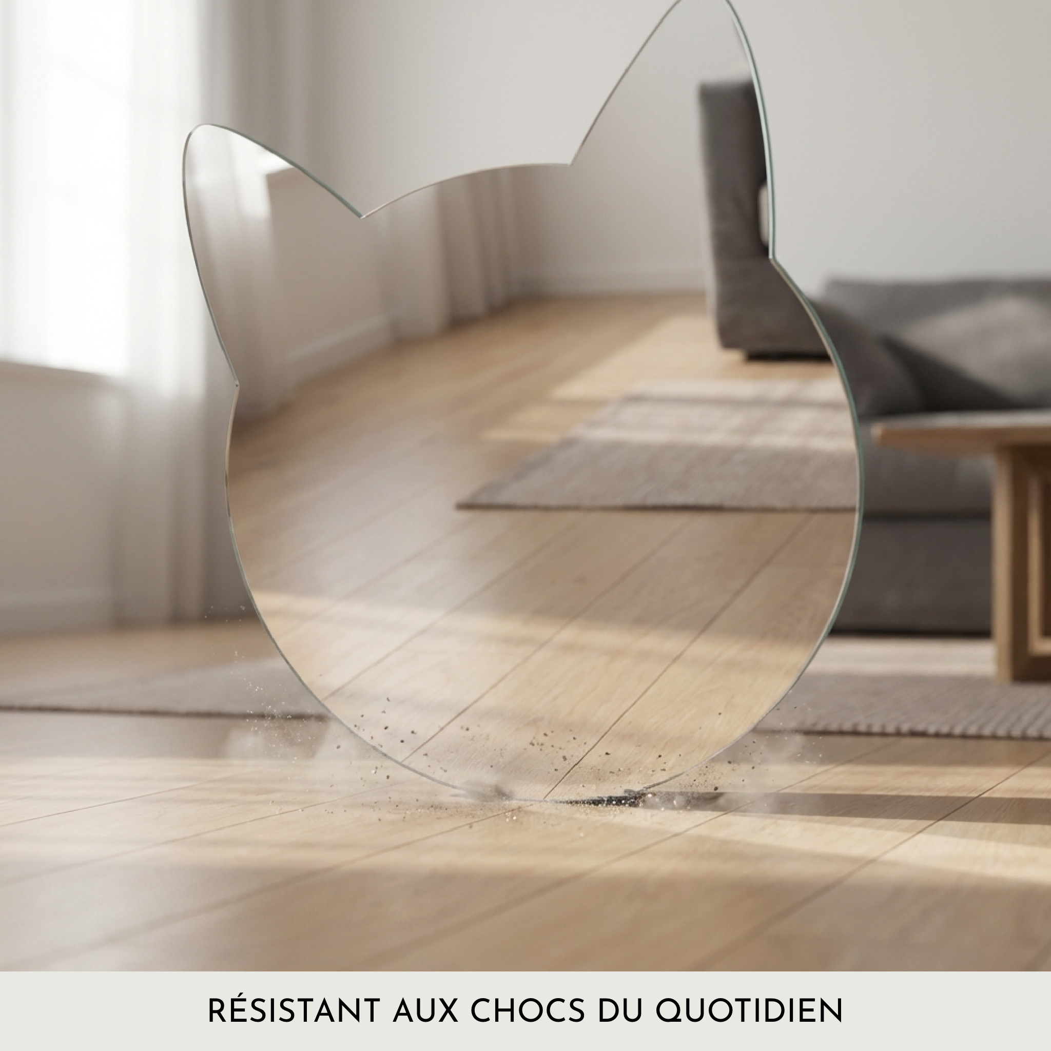 Miroir Forme biomorphique