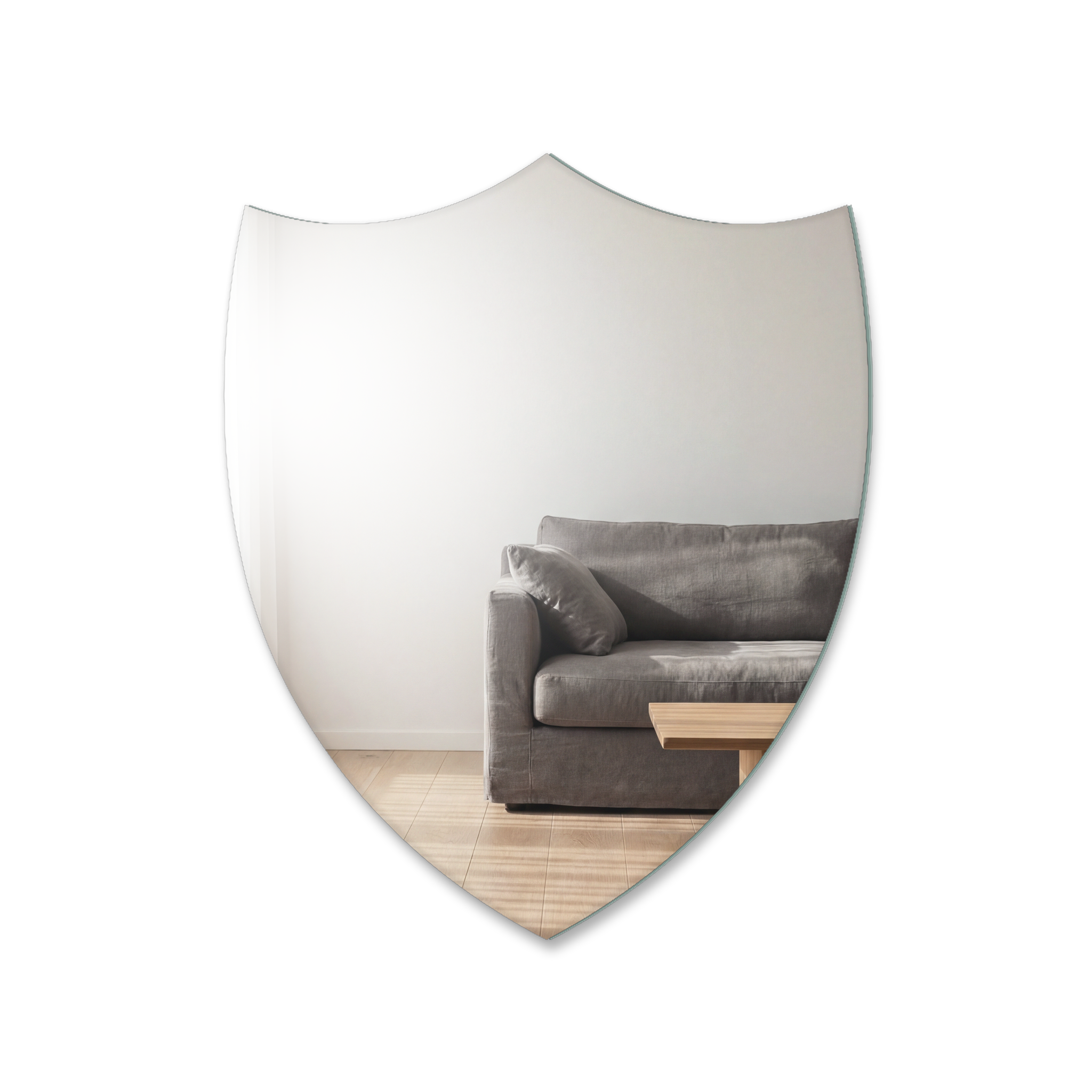 Miroir Blason bouclier