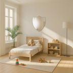 Miroir Blason bouclier