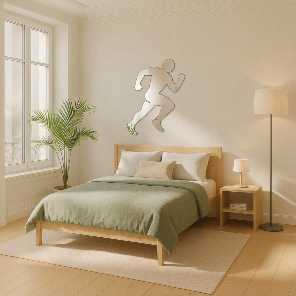Miroir Silhouette sportif