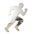 Miroir Silhouette sportif