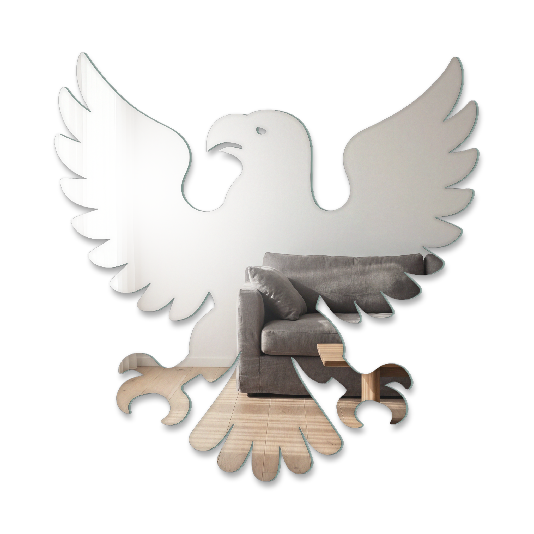 Miroir Aigle héraldique