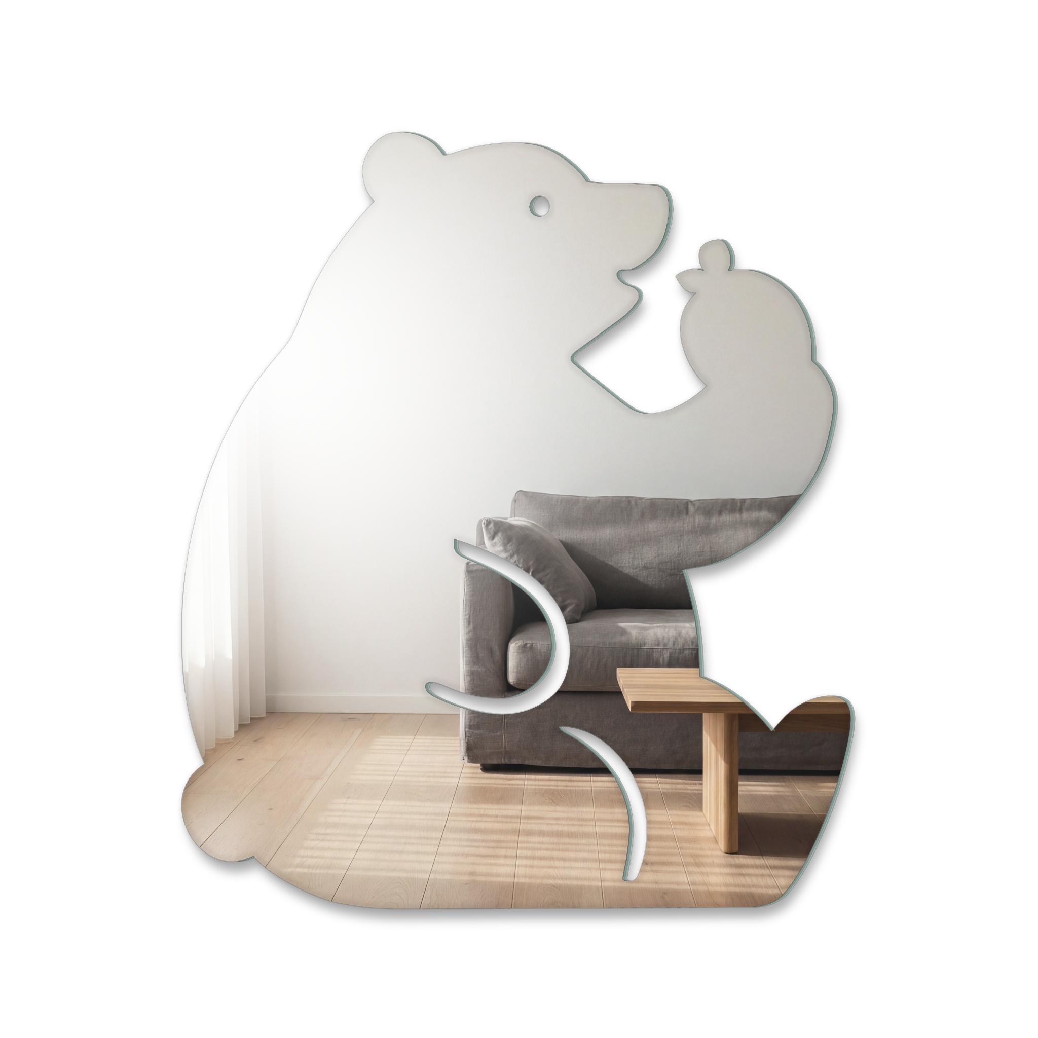 Miroir Ourson gourmand