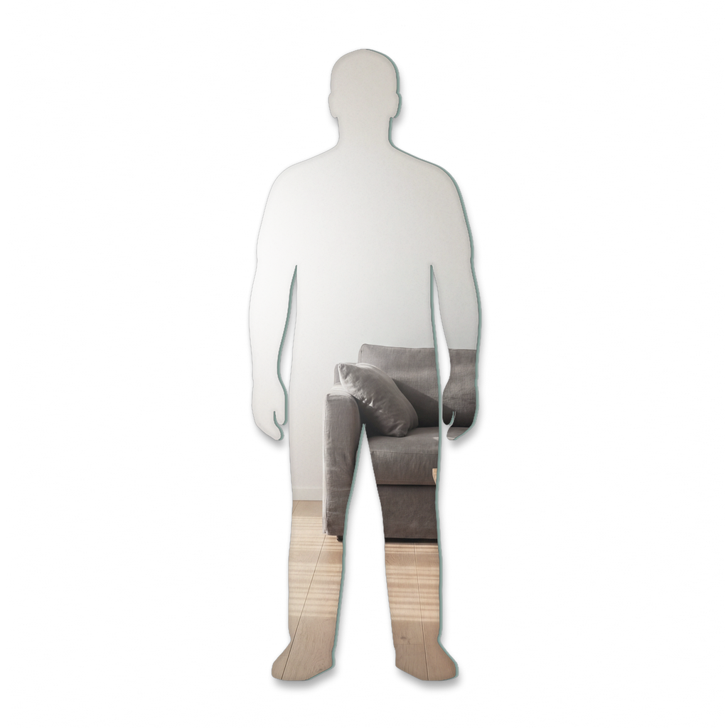 Miroir Silhouette homme
