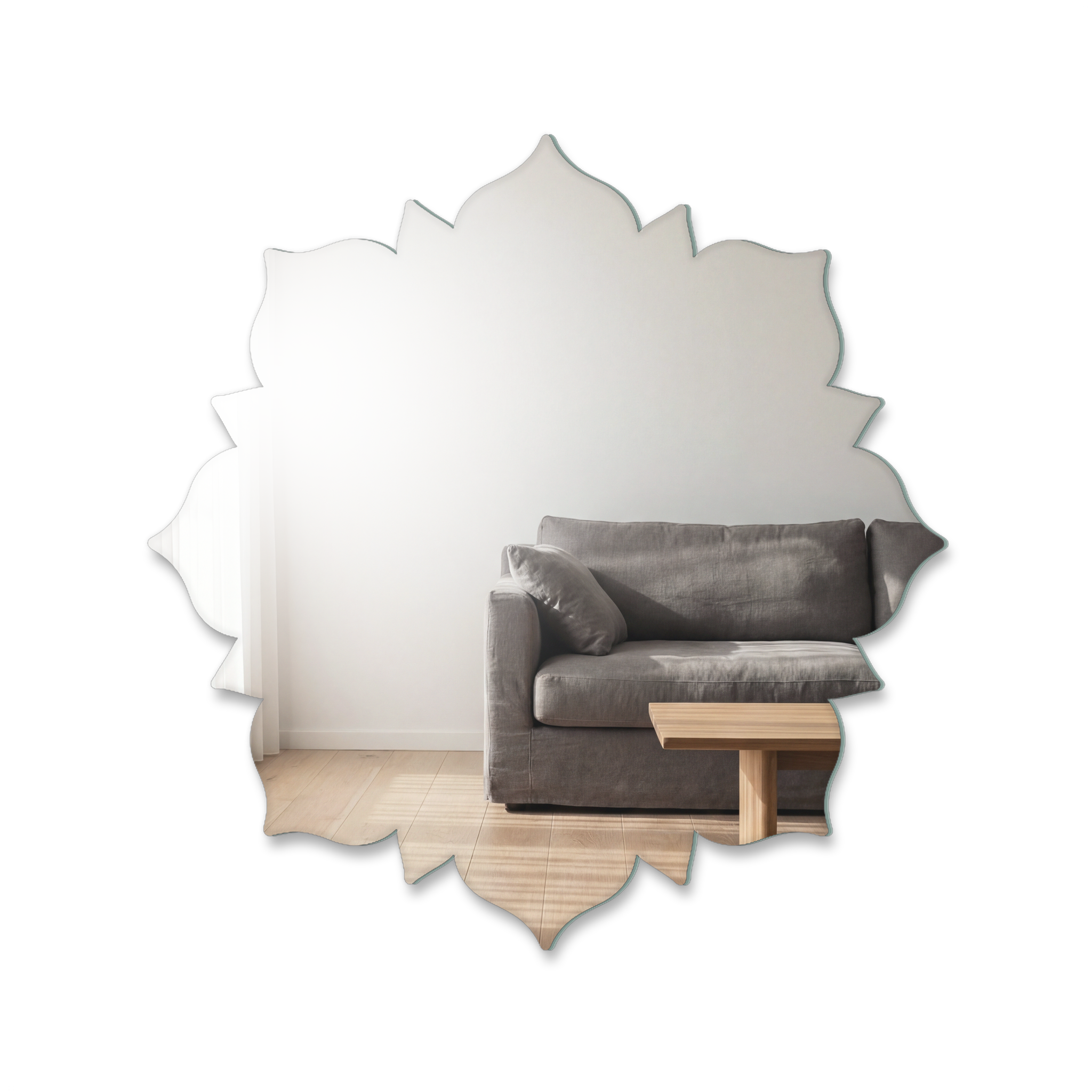 Miroir Forme de mandala
