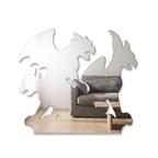 Miroir Gargouilles gothiques