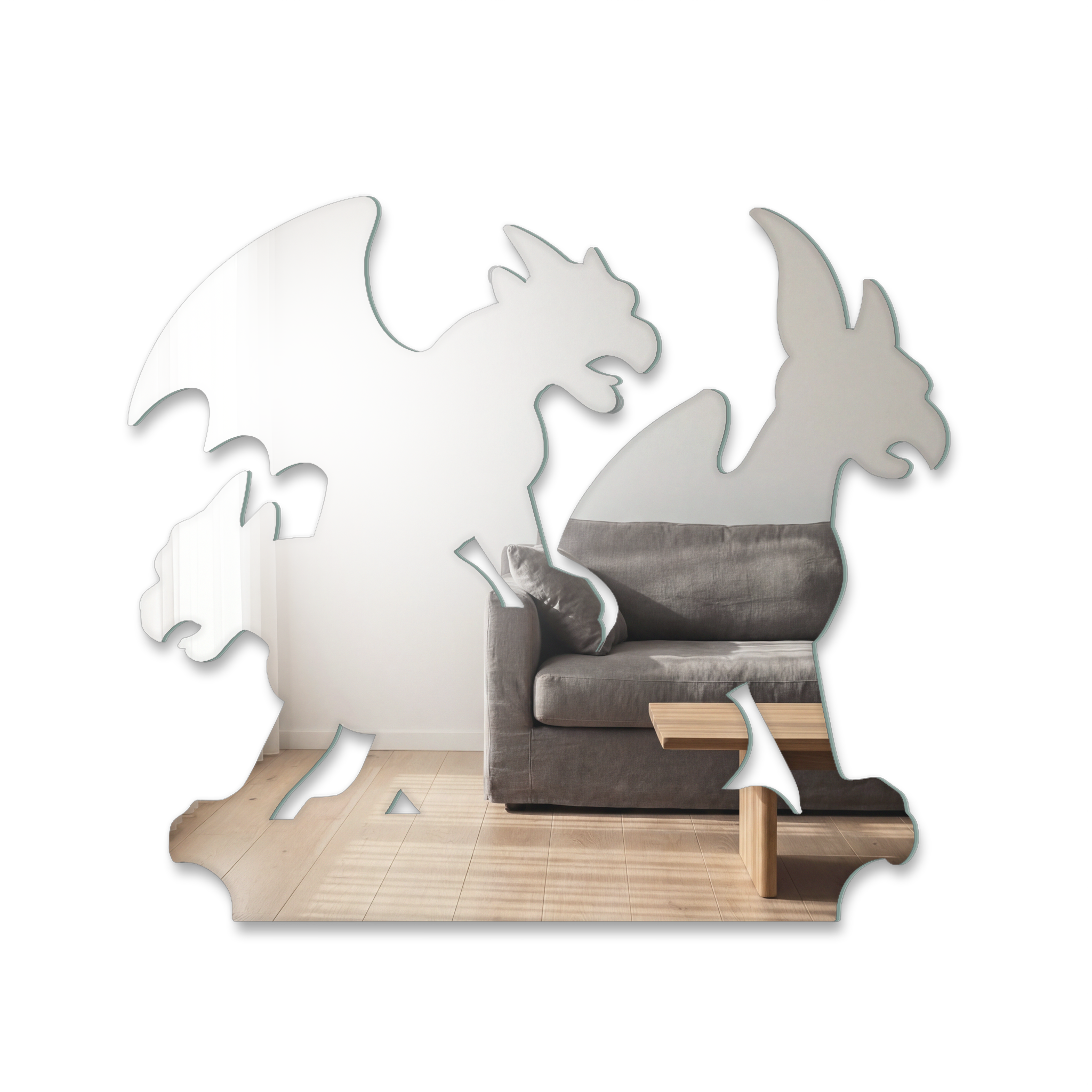 Miroir Gargouilles gothiques