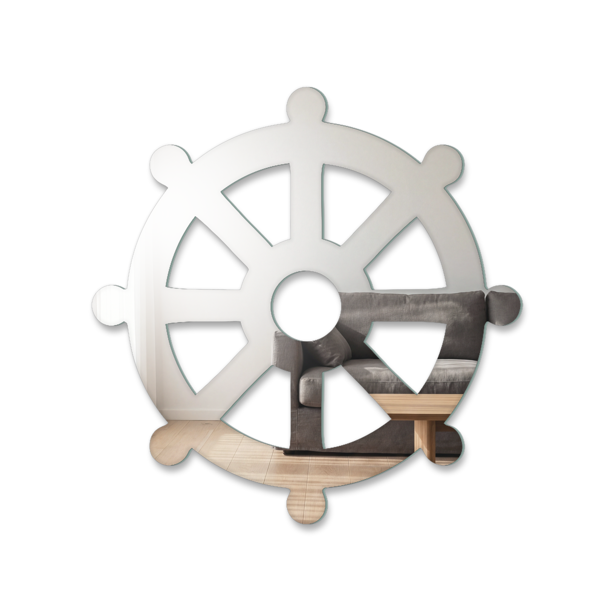 Miroir Roue du dharma