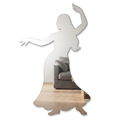 Miroir Danseuse orientale