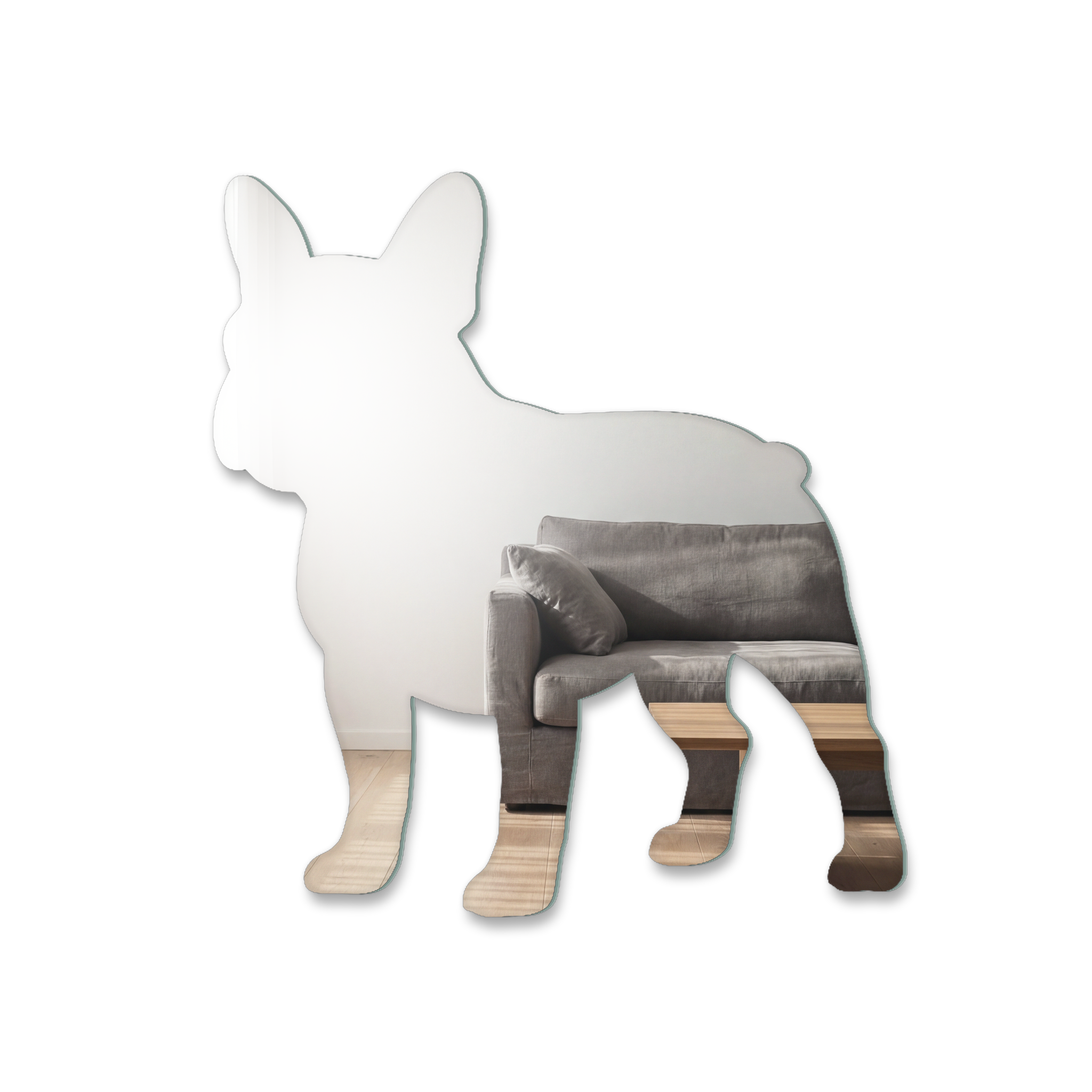 Miroir Chien Bouledogue français