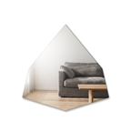Miroir Pyramide hexagonale
