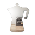 Miroir Cafetière italienne