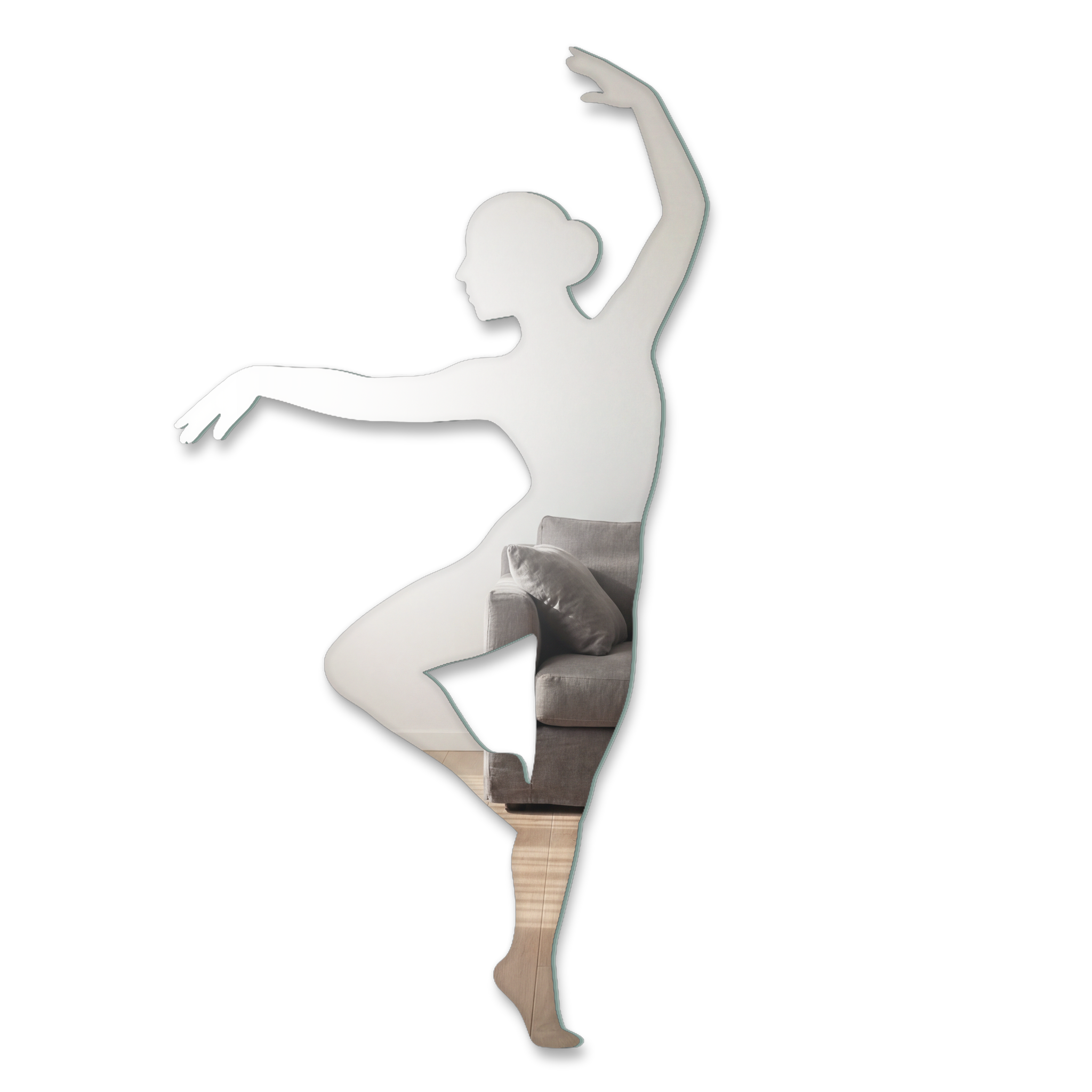 Miroir Silhouette danseuse