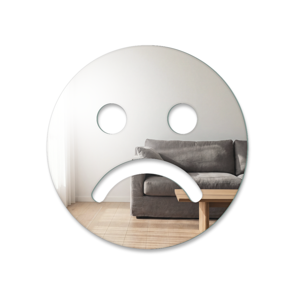 Miroir Smiley triste