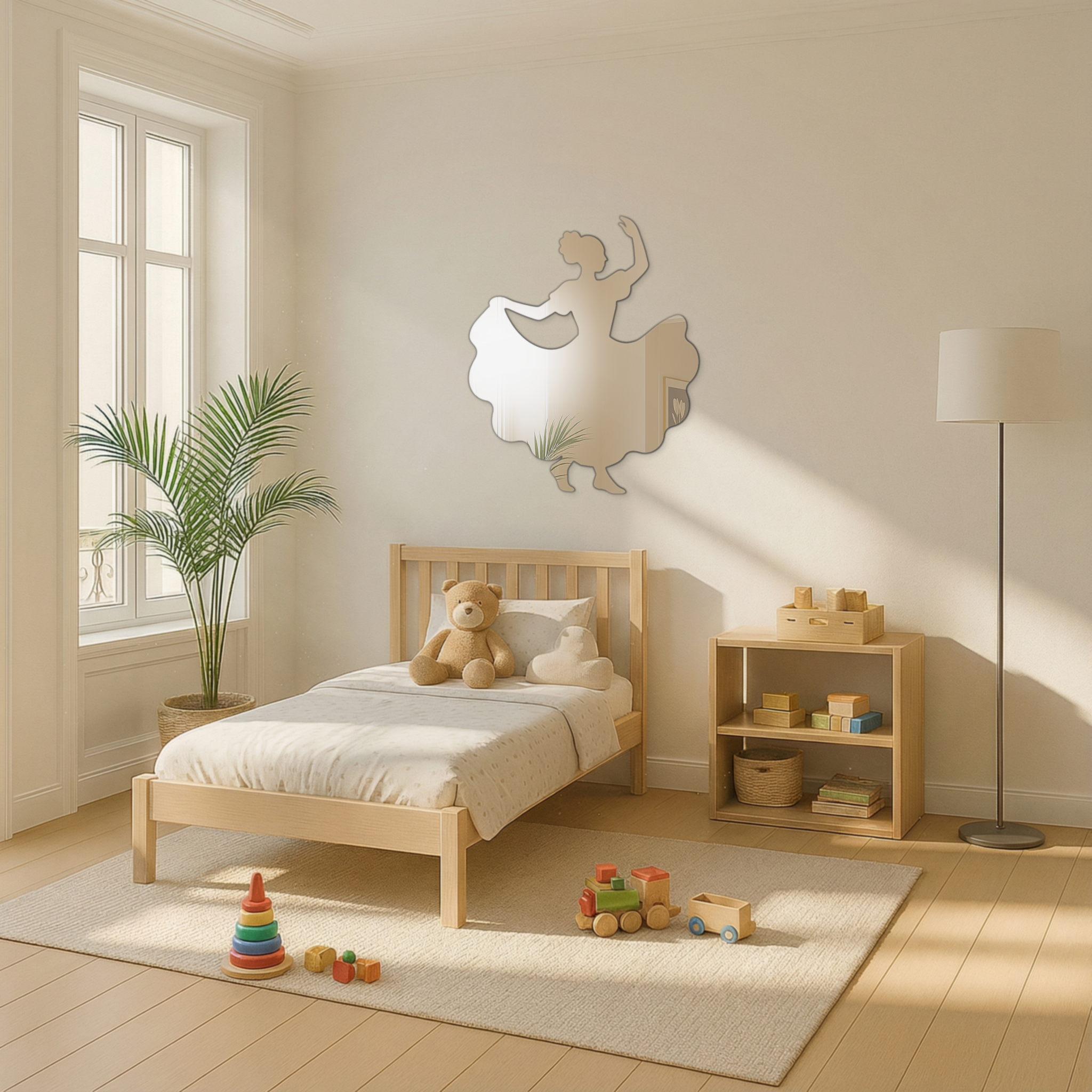 Miroir Danseuse folklorique