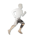 Miroir Silhouette coureur