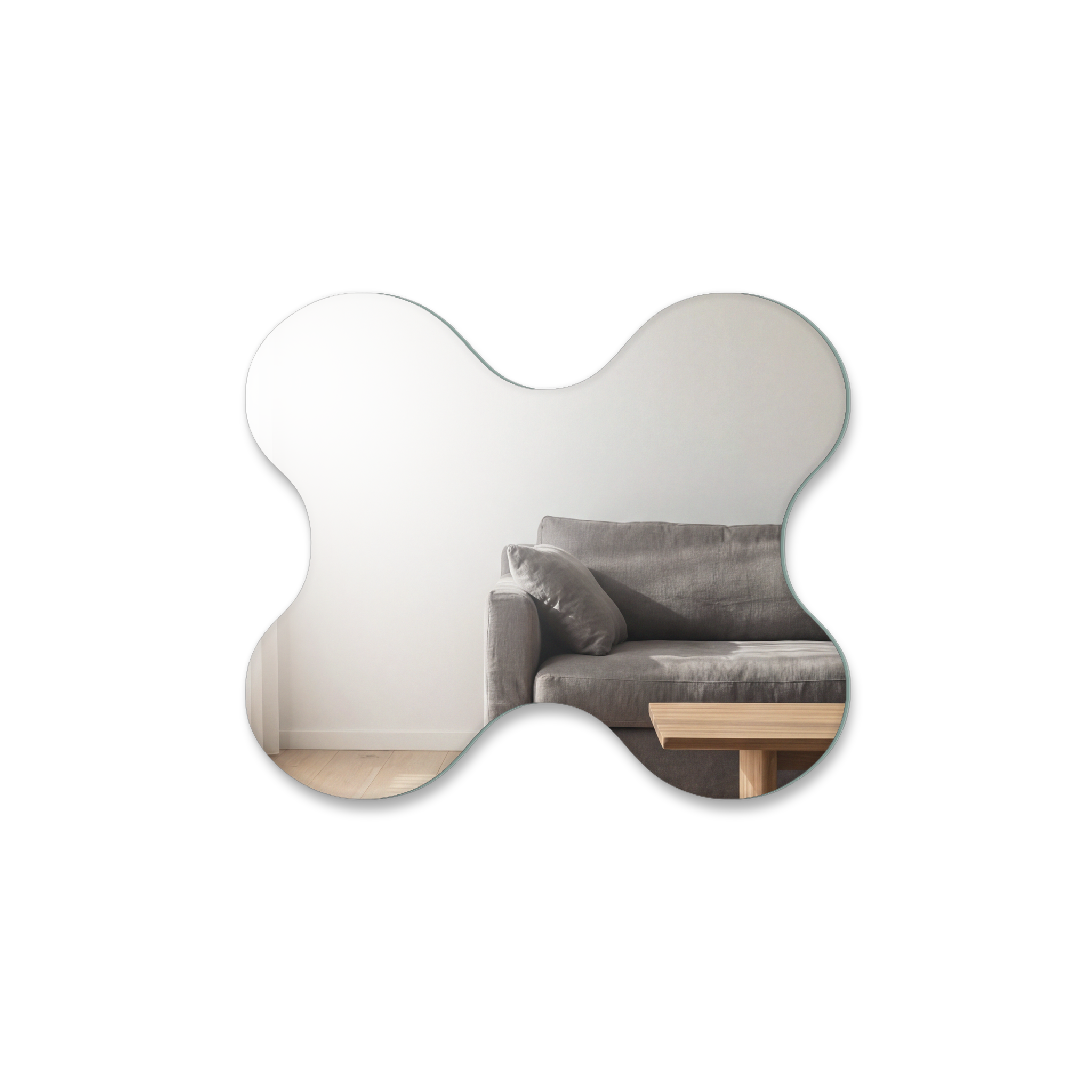 Miroir Forme ondulée