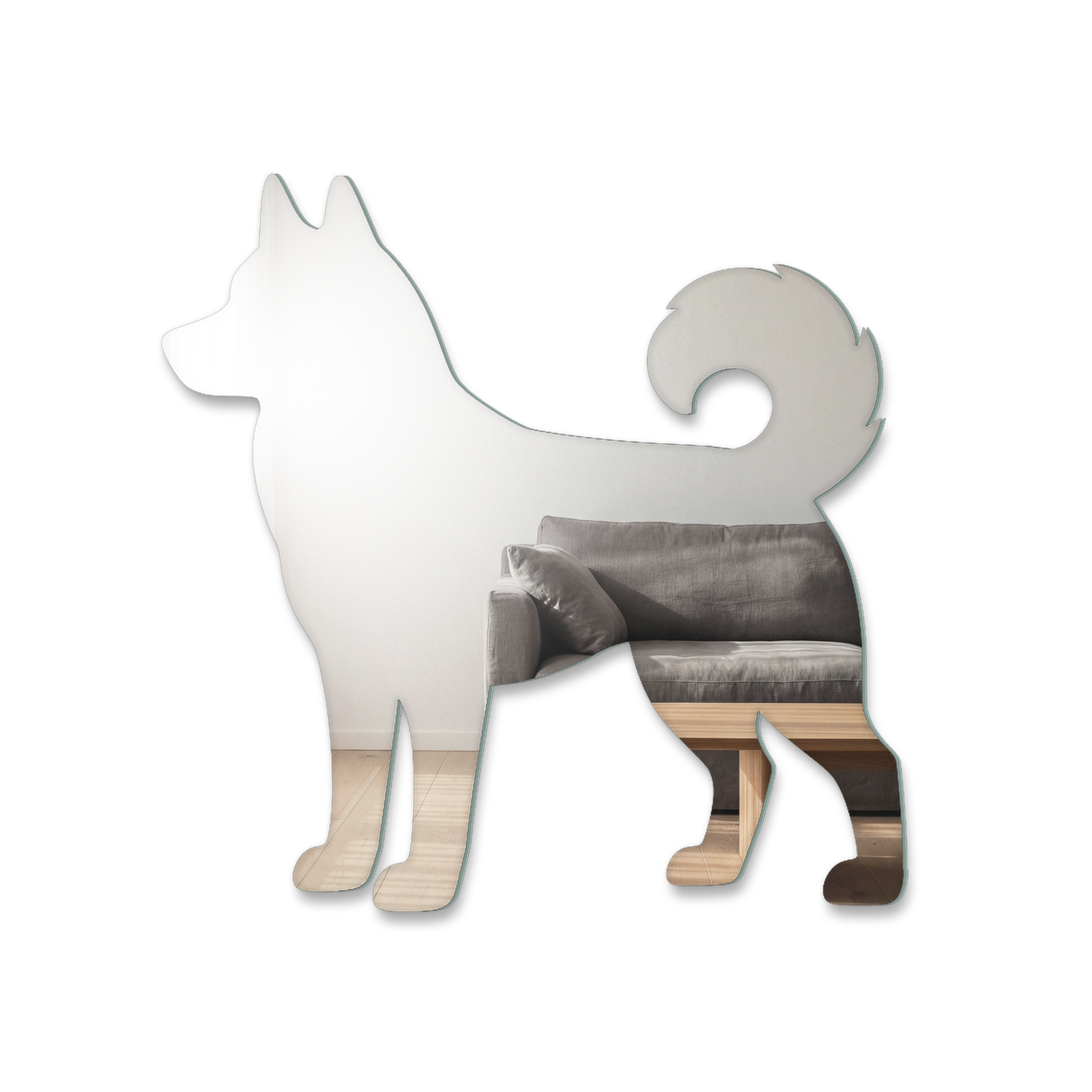 Miroir Chien Husky sibérien