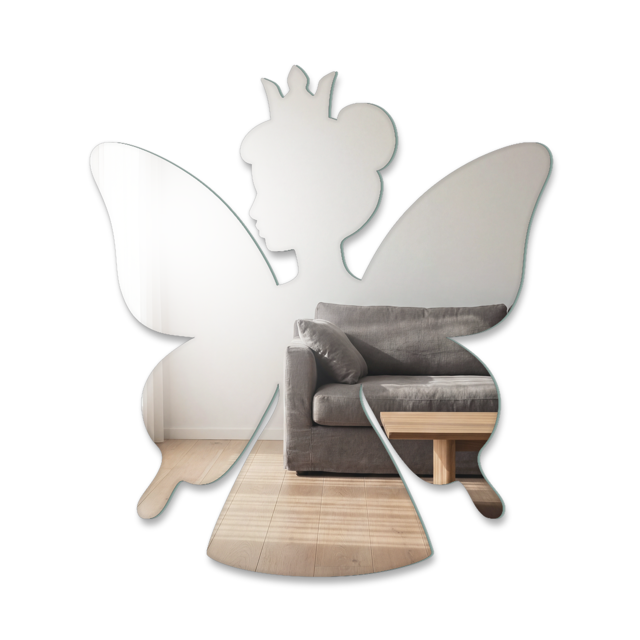 Miroir Princesse papillon