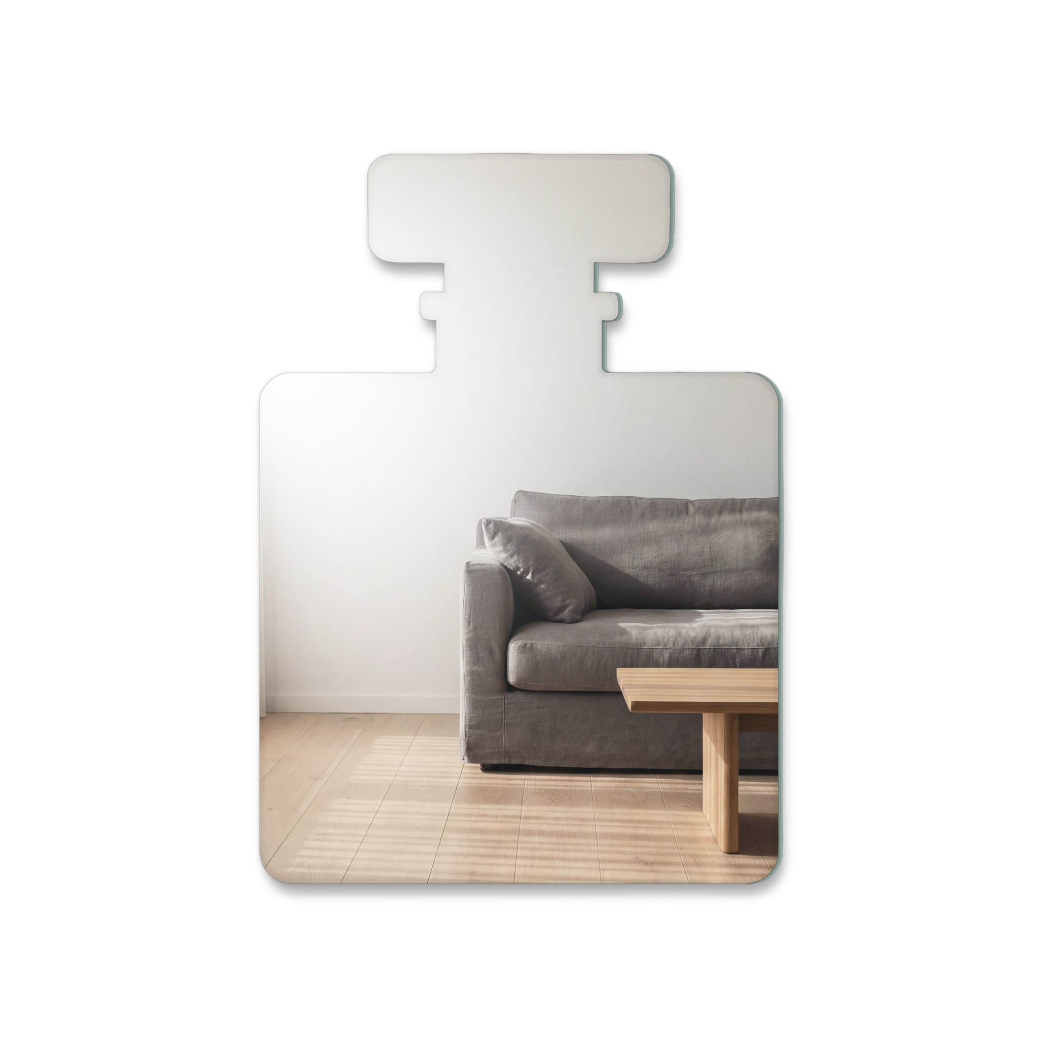 Miroir Flacon de parfum carré