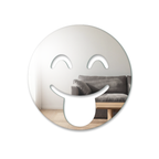 Miroir Smiley qui tire la langue