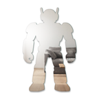 Miroir Robot humanoïde
